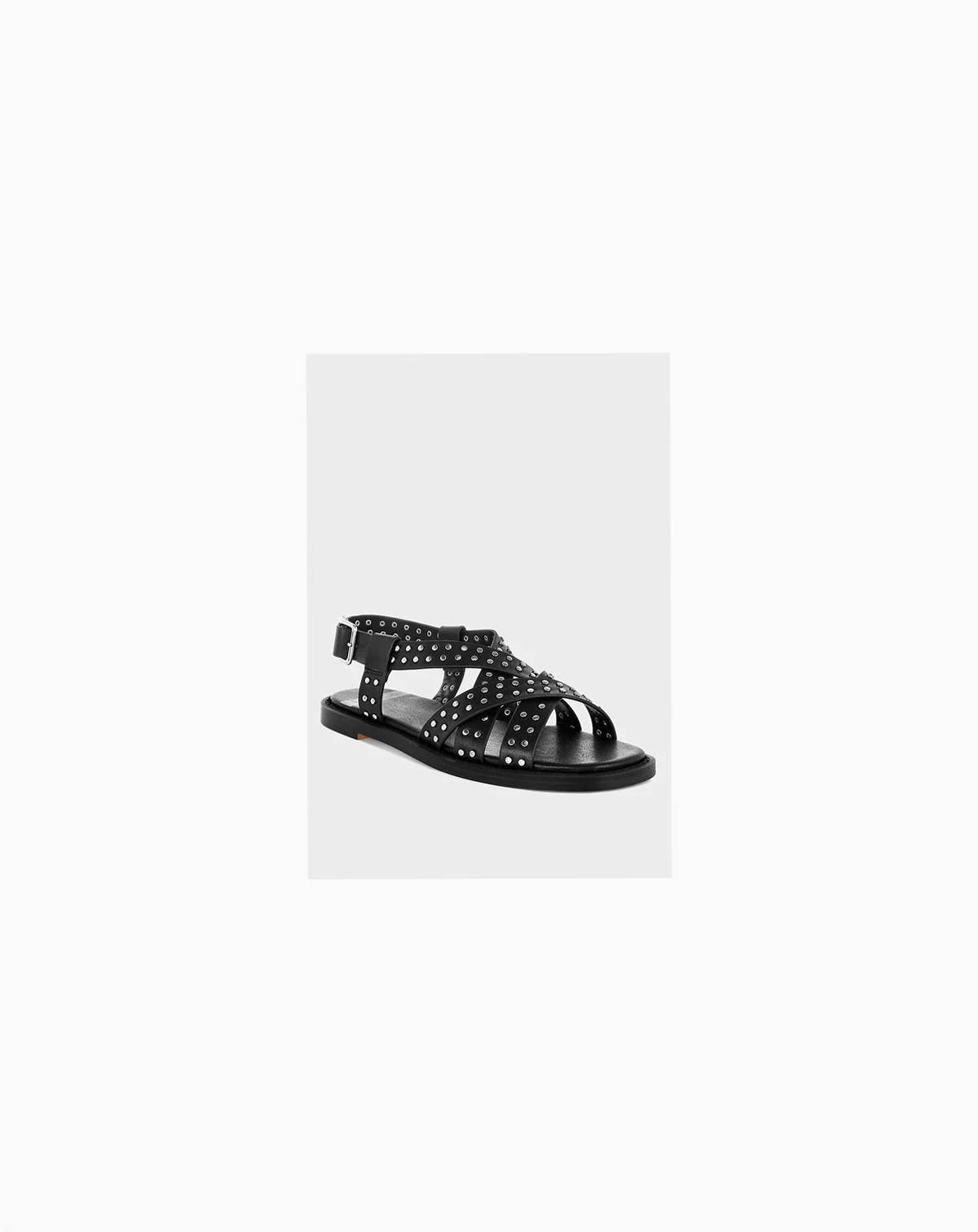 Anemone Studded Flat Gladiator Sandals