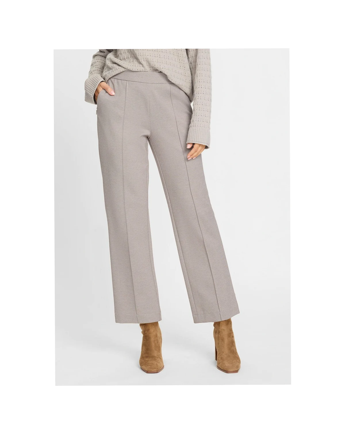Women's Mona Fit Stretch Check Trouser