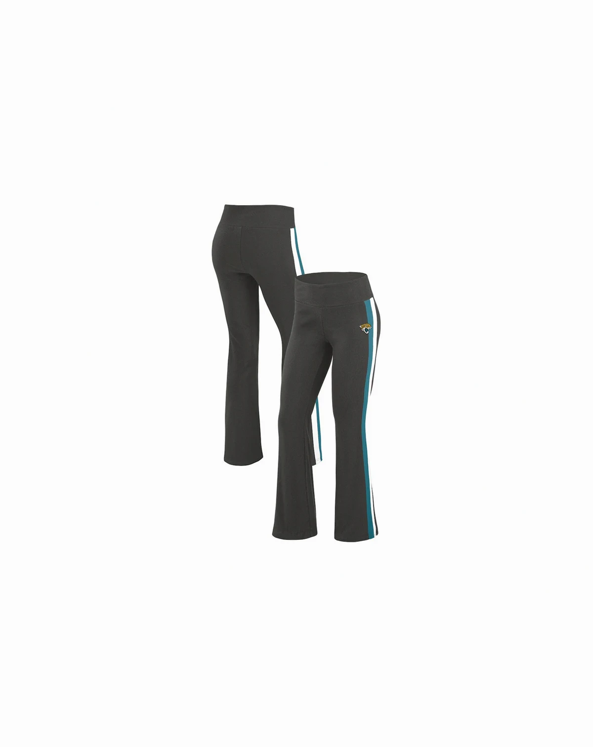 Women's Black Jacksonville Jaguars Tri-Blend Yoga Pants