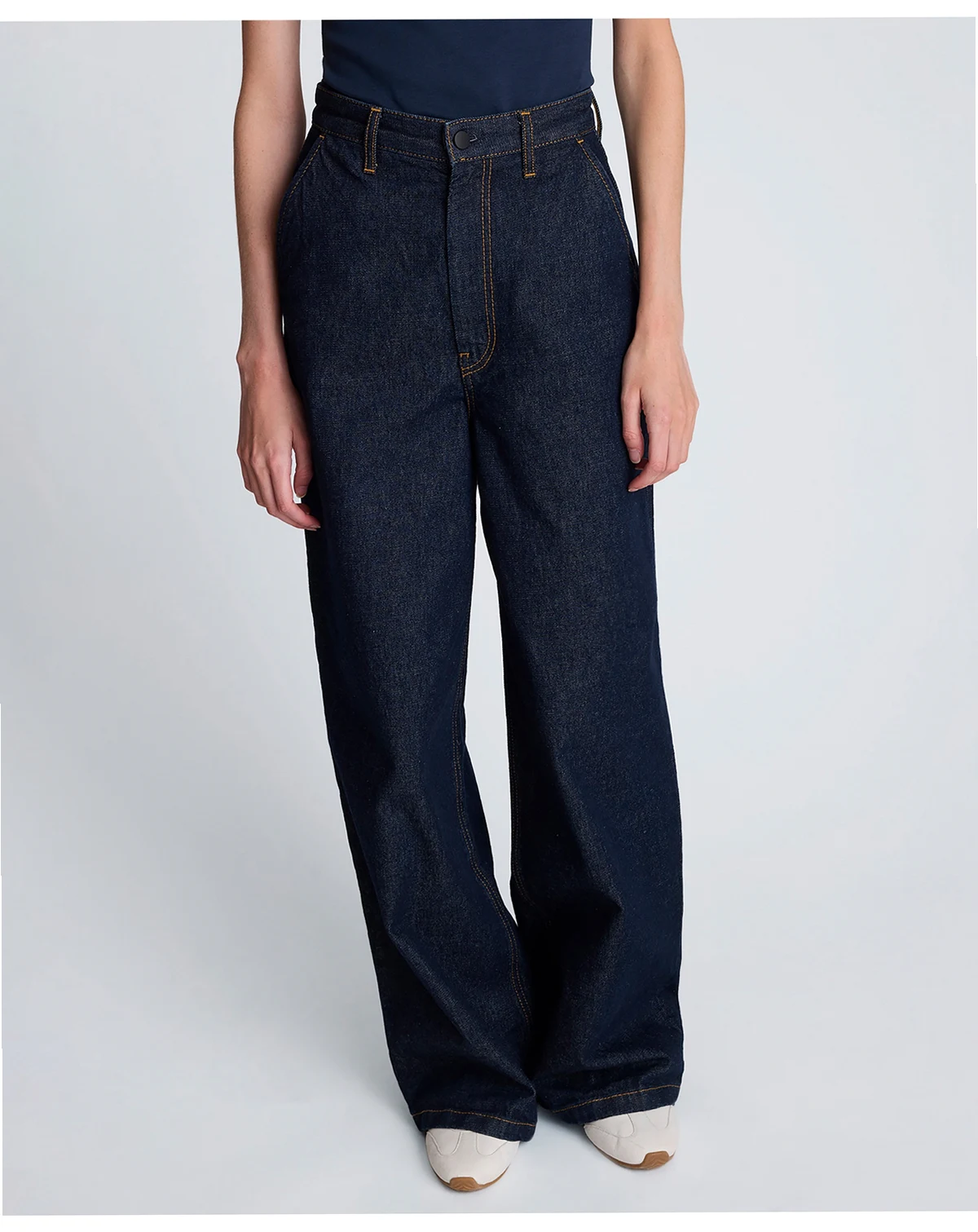 Women's Wide-Leg Denim Trousers