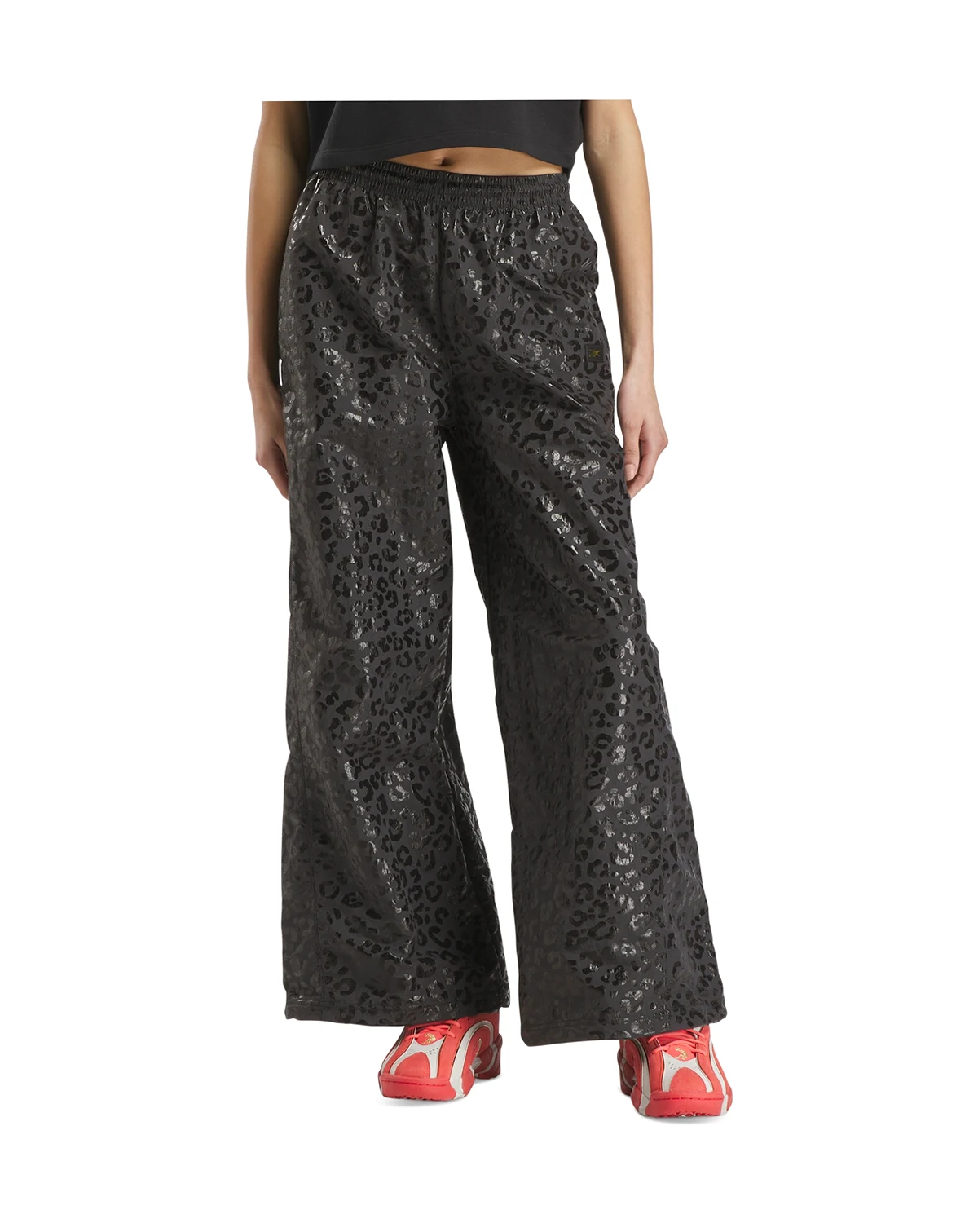 x Angel Reese Women's Metallic Animal-Print Pants