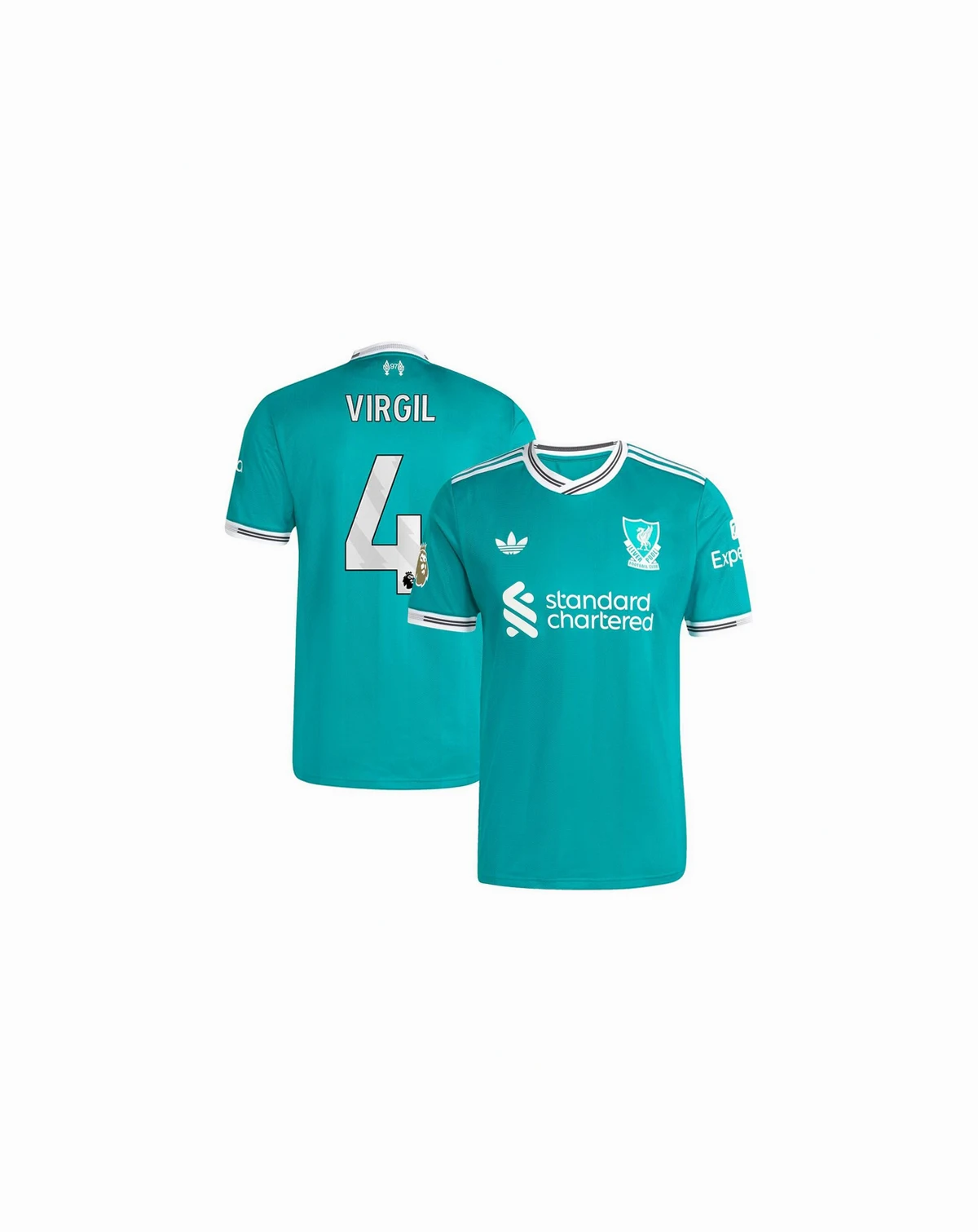 Men's Virgil van Dijk Green Liverpool 2025/26 Third Authentic Player Jersey