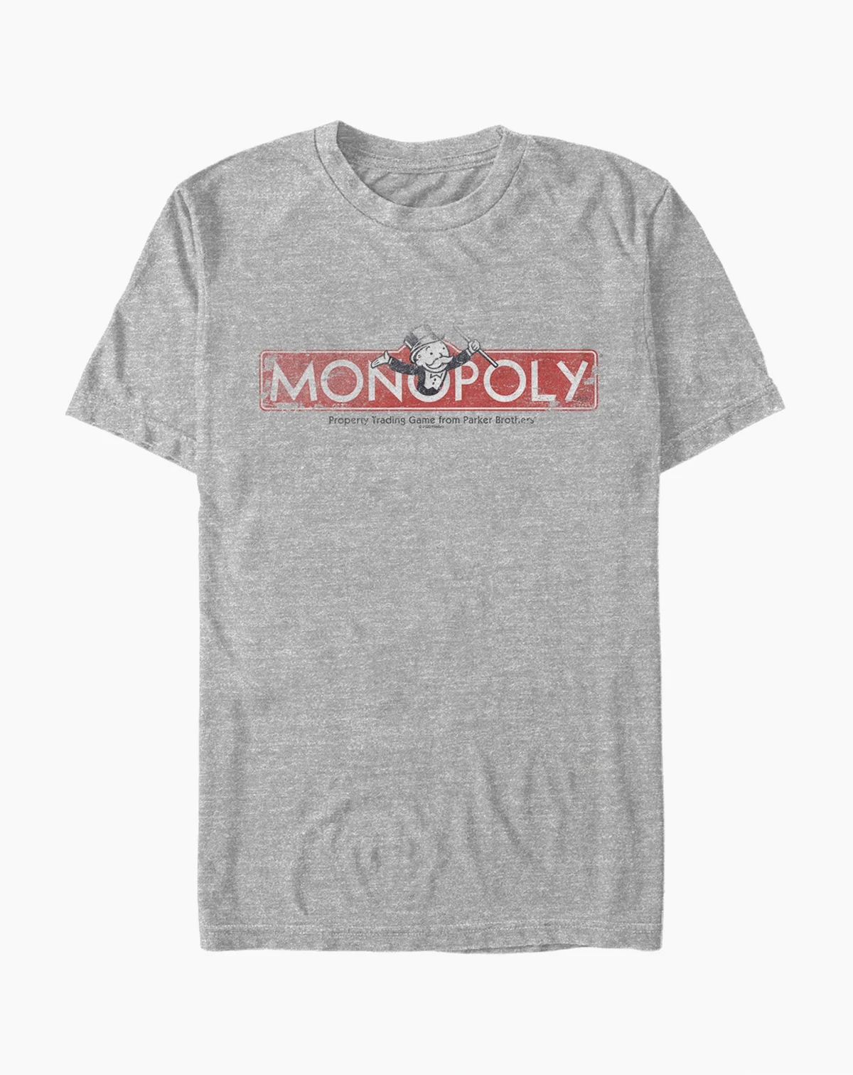 Men's Logo Distressed Short Sleeve Crew T-shirt