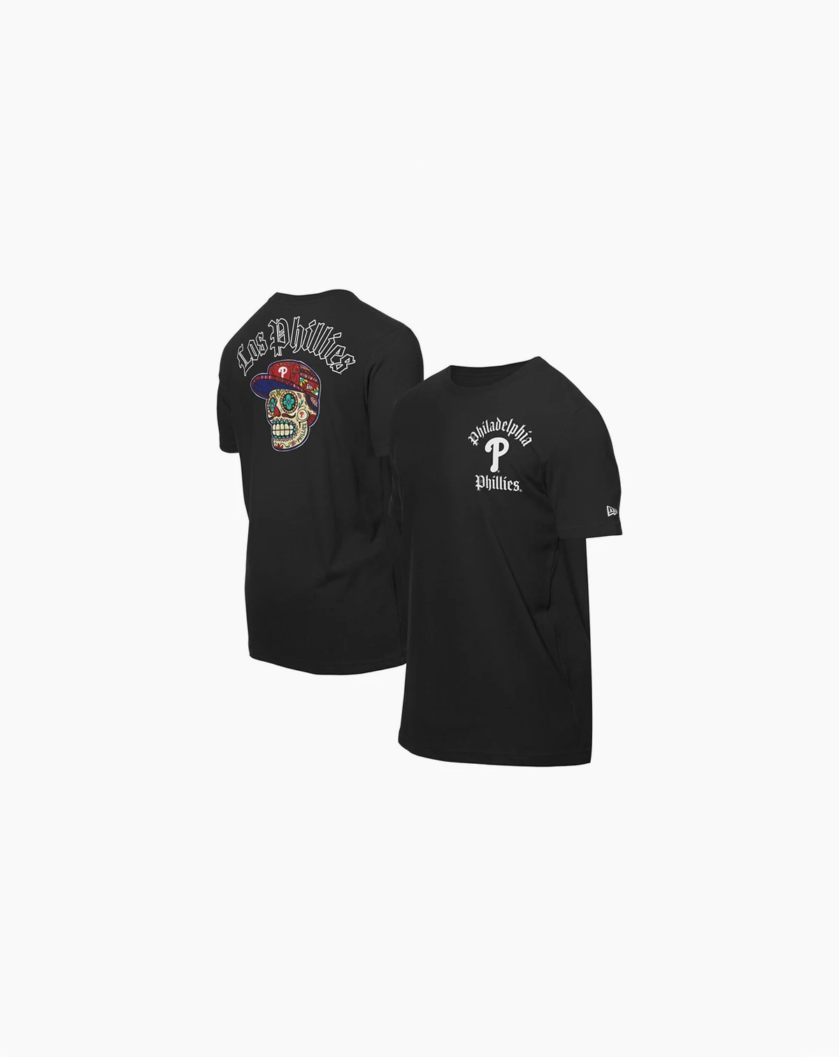 Men's Black Philadelphia Phillies Sugar Skulls T-Shirt