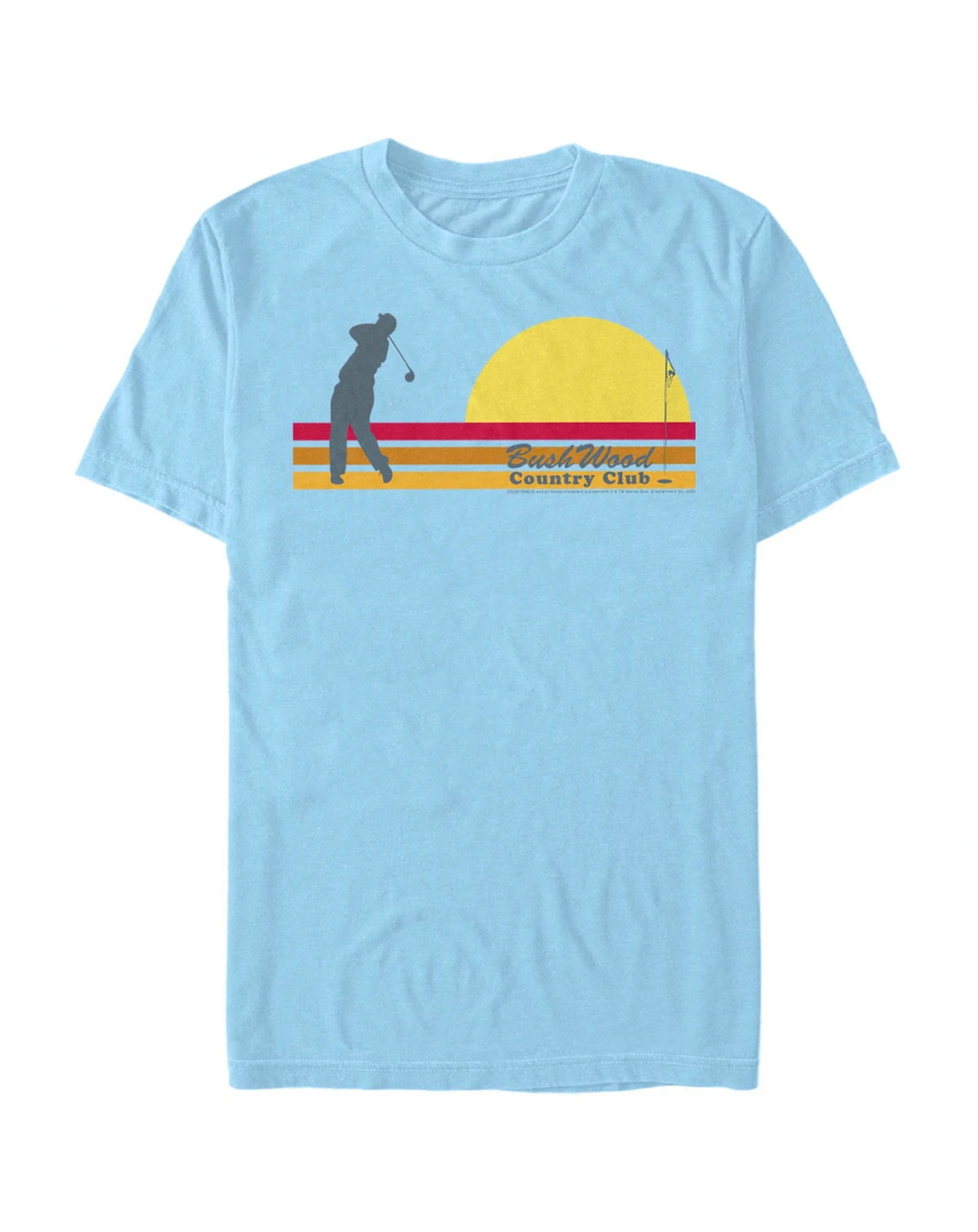 Men's Caddyshack Country Club Stripe Short Sleeve T-shirt