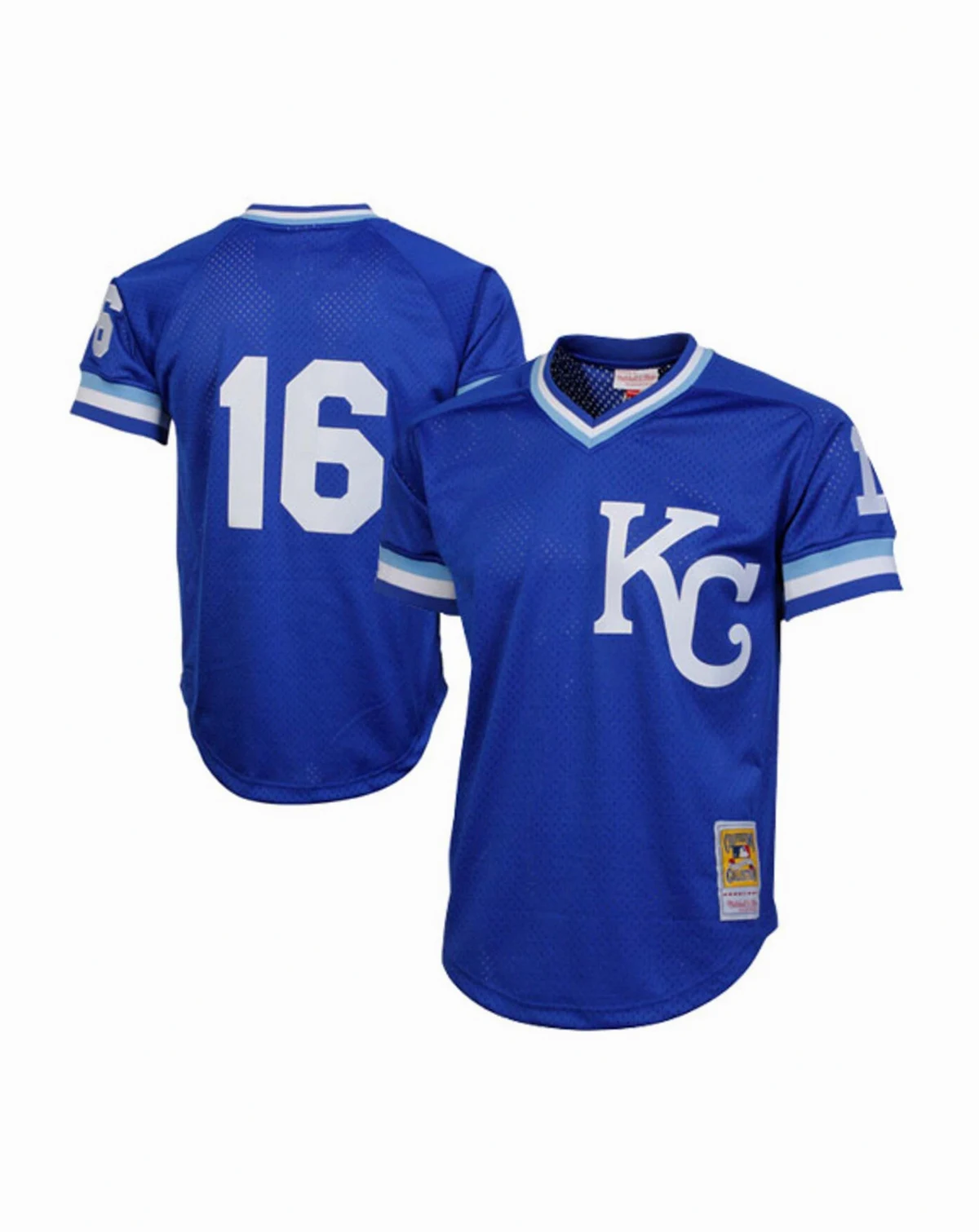 Men's Bo Jackson Kansas City Royals Royal 1989 Authentic Cooperstown Collection Batting Mesh Practice Jersey