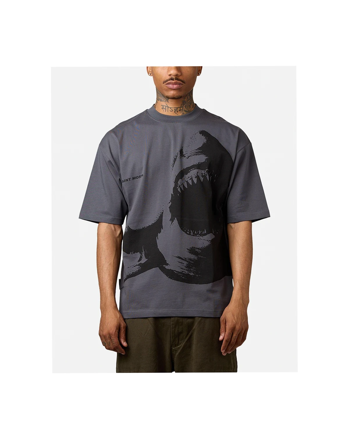 Men's Fear The Abyss Patrol T-Shirt Dark Grey