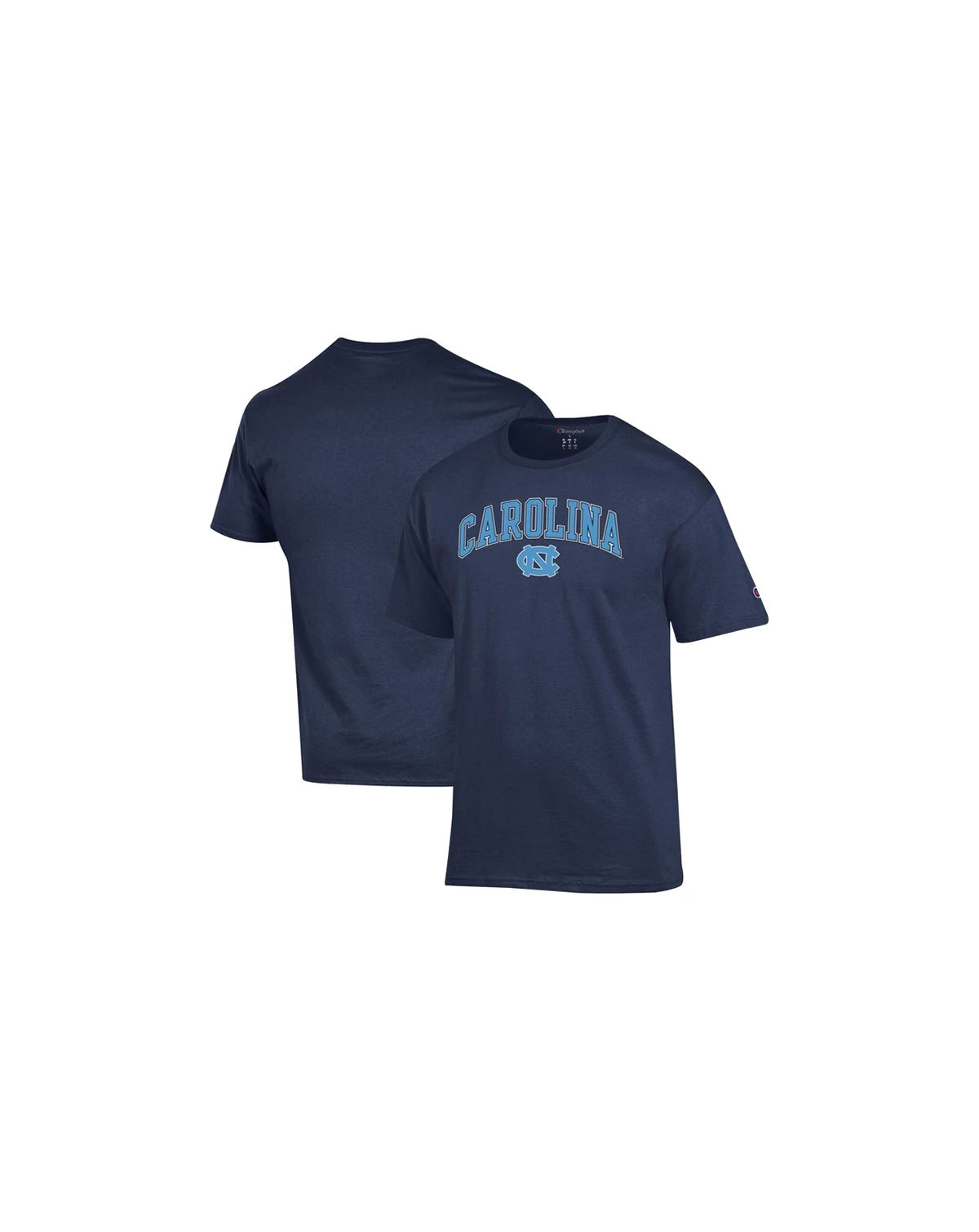 Men's Navy North Carolina Tar Heels Arch Over Logo T-Shirt