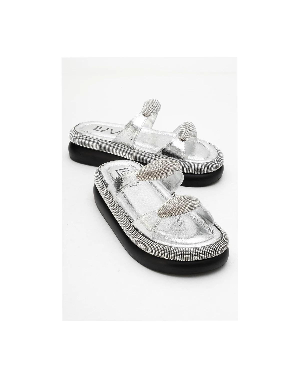 Finery Embellished Platform Slide (Women)