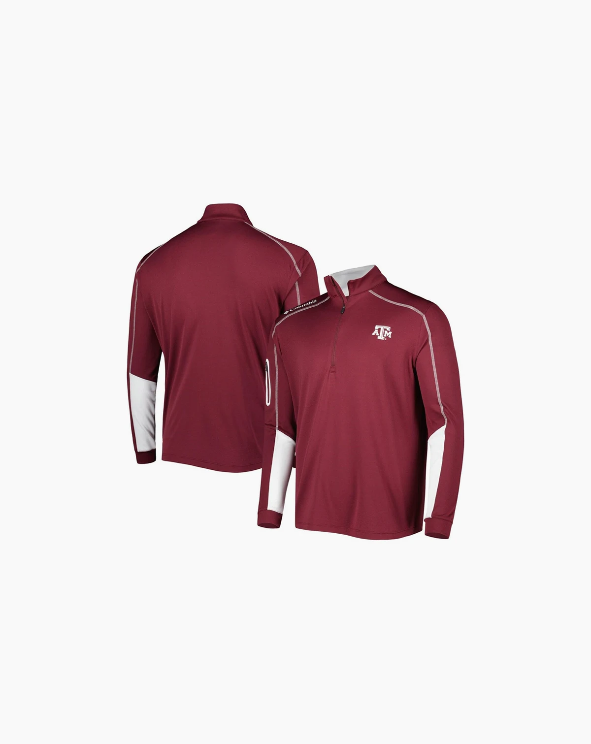 Men's Maroon Texas A&M Aggies Shotgun 2.0 Omni-Wick Quarter-Zip Jacket