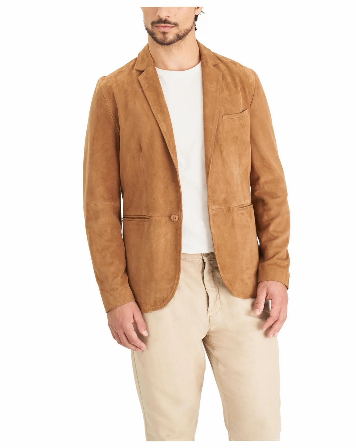 Men's Semi-Fitted Niger Suede Blazer