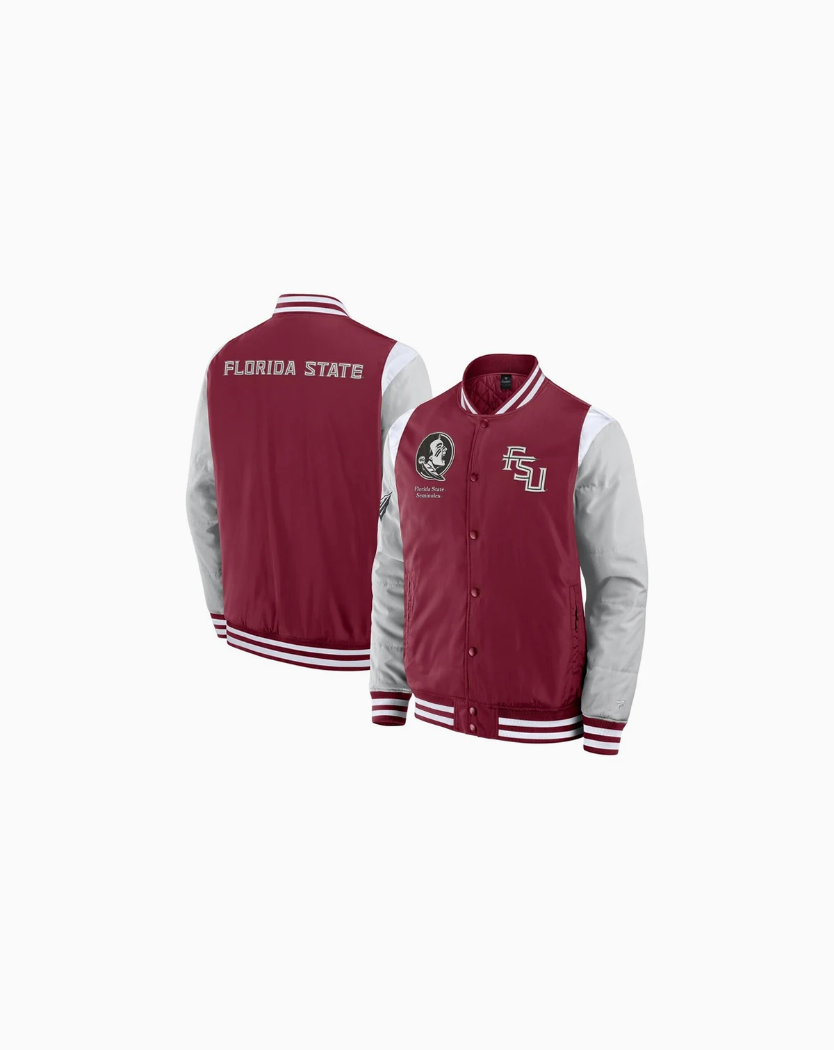 Men's Garnet Florida State Seminoles Elements Elite Full-Snap Jacket