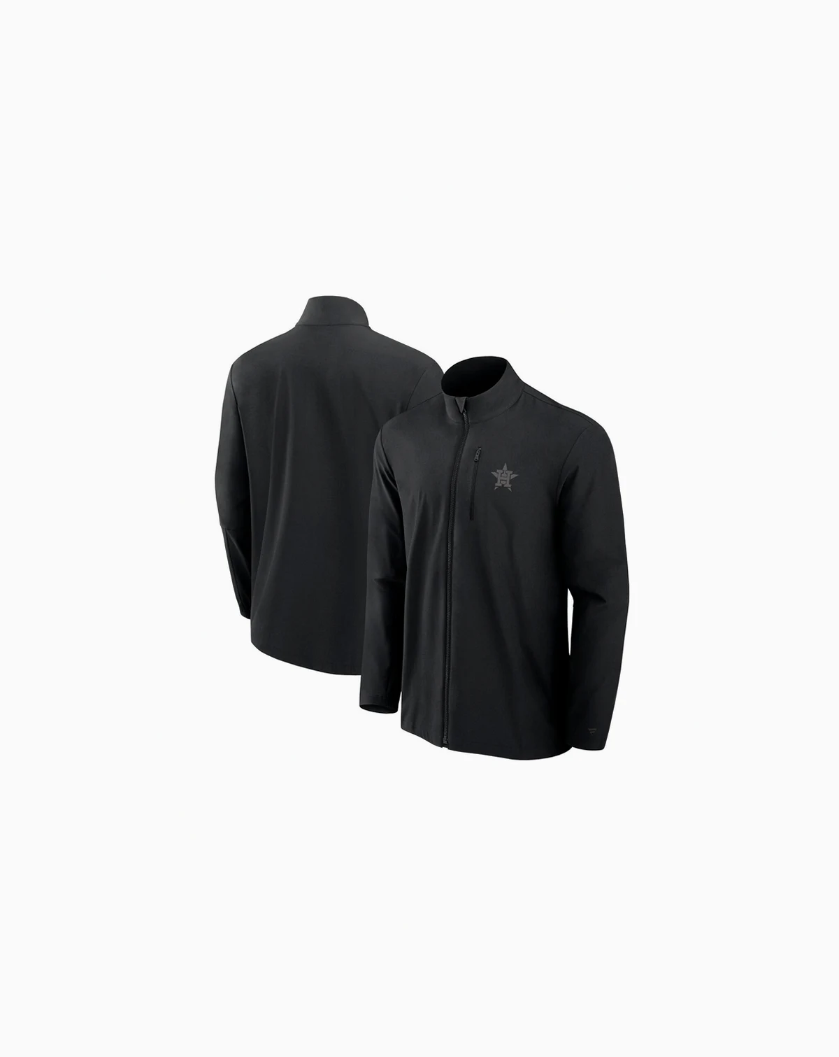 Men's Black Houston Astros Front Office Woven Full-Zip Jacket