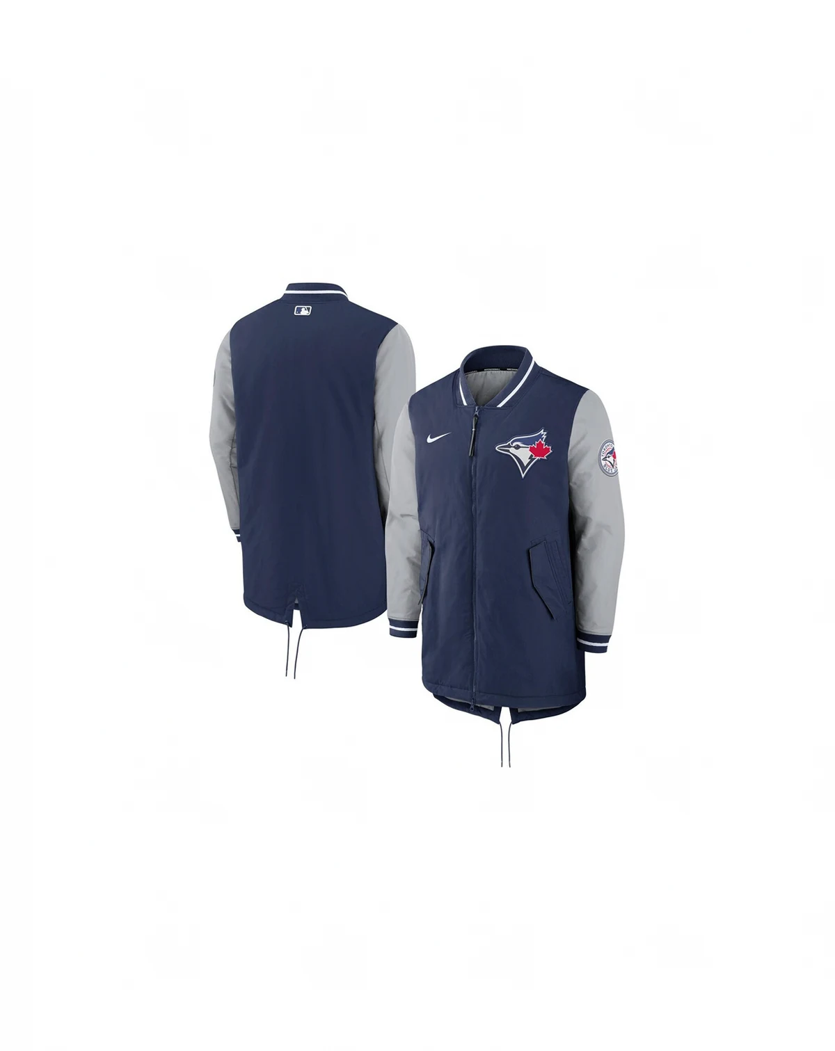 Men's Navy Toronto Blue Jays Dugout Performance Full-Zip Jacket