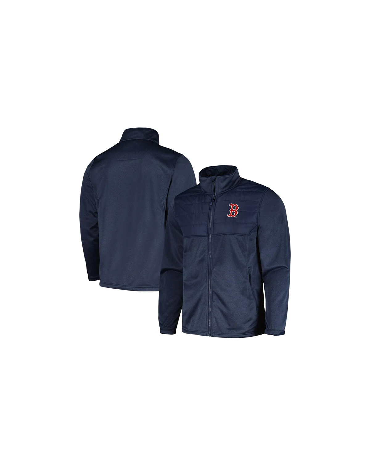 Men's Heather Navy Boston Red Sox Explorer Full-Zip Jacket