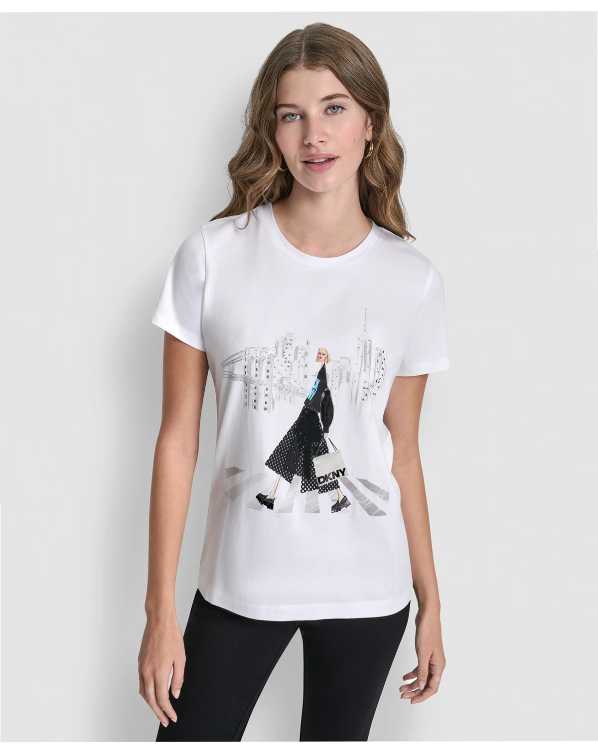 Women's Short-Sleeve Crosswalk Conversational Top