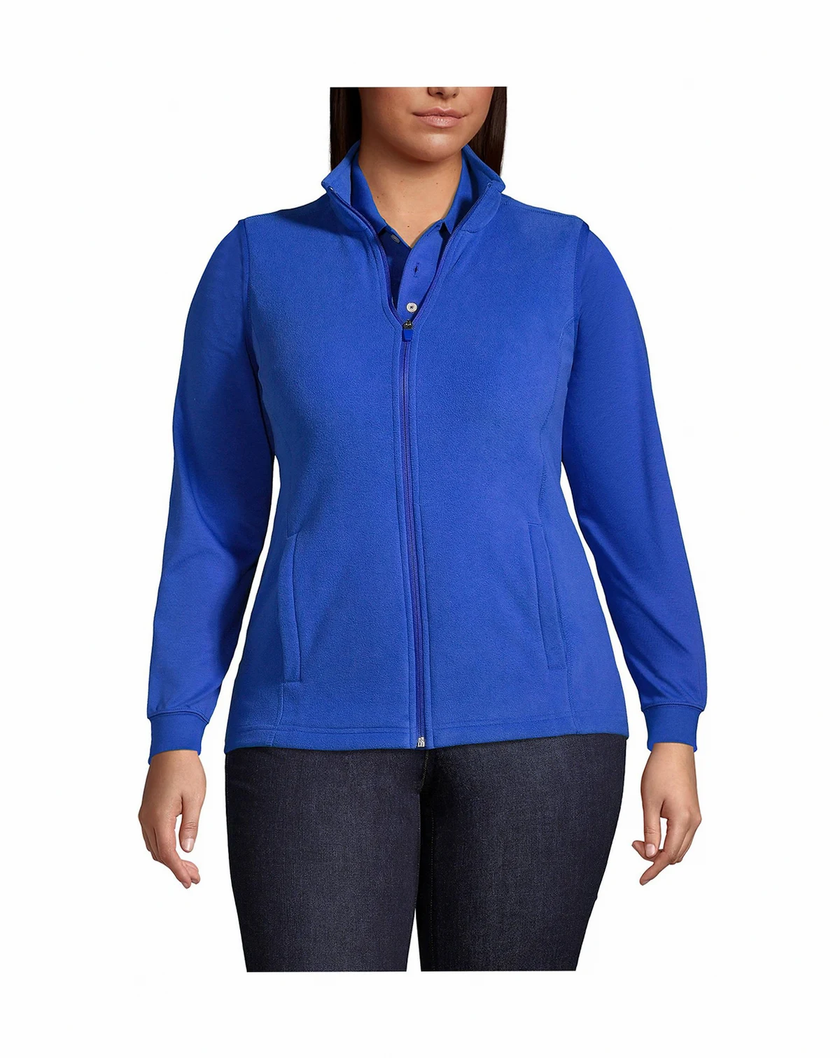 Women's Plus Size Thermacheck 100 Fleece Vest