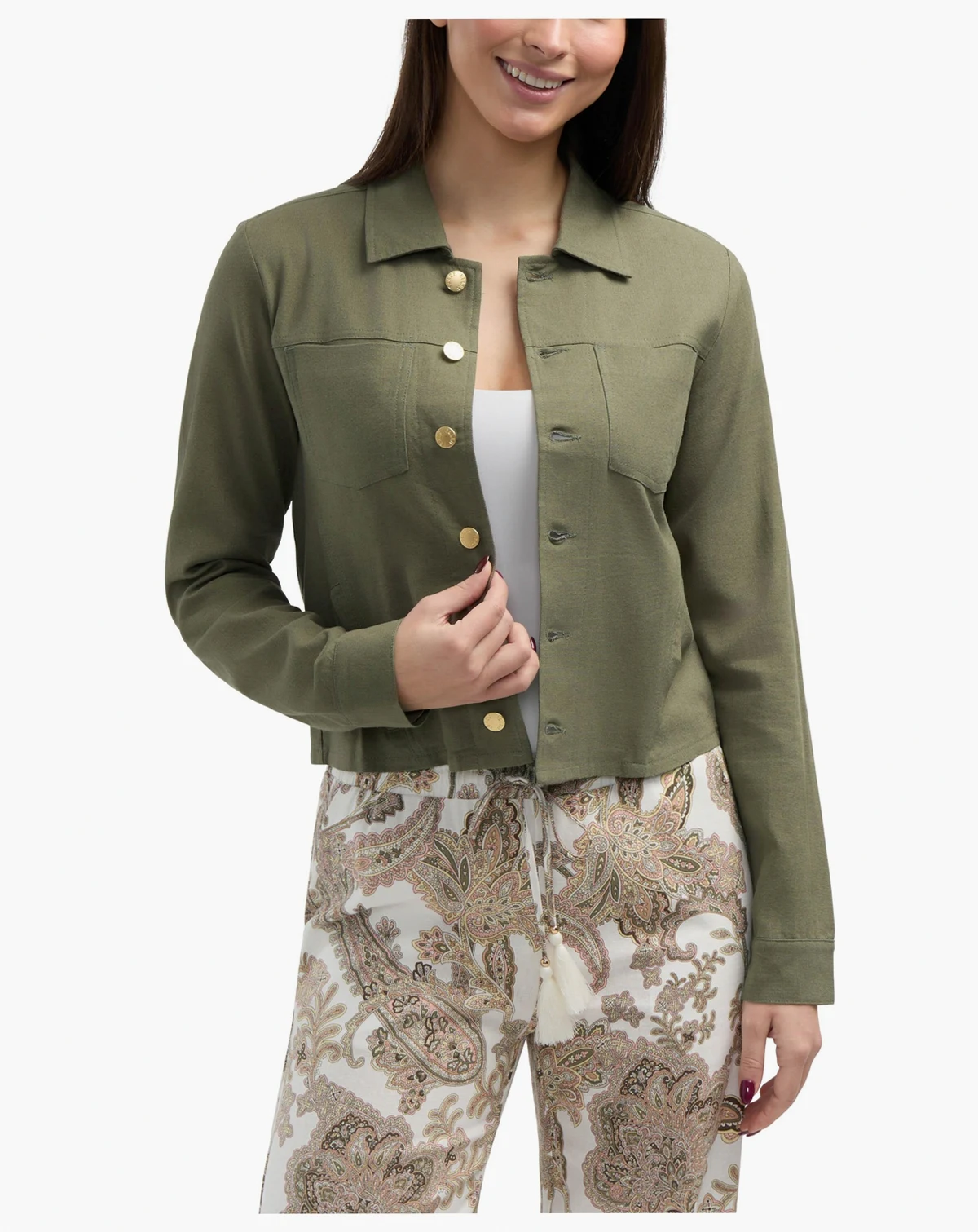 Women's Linen Blend Jacket