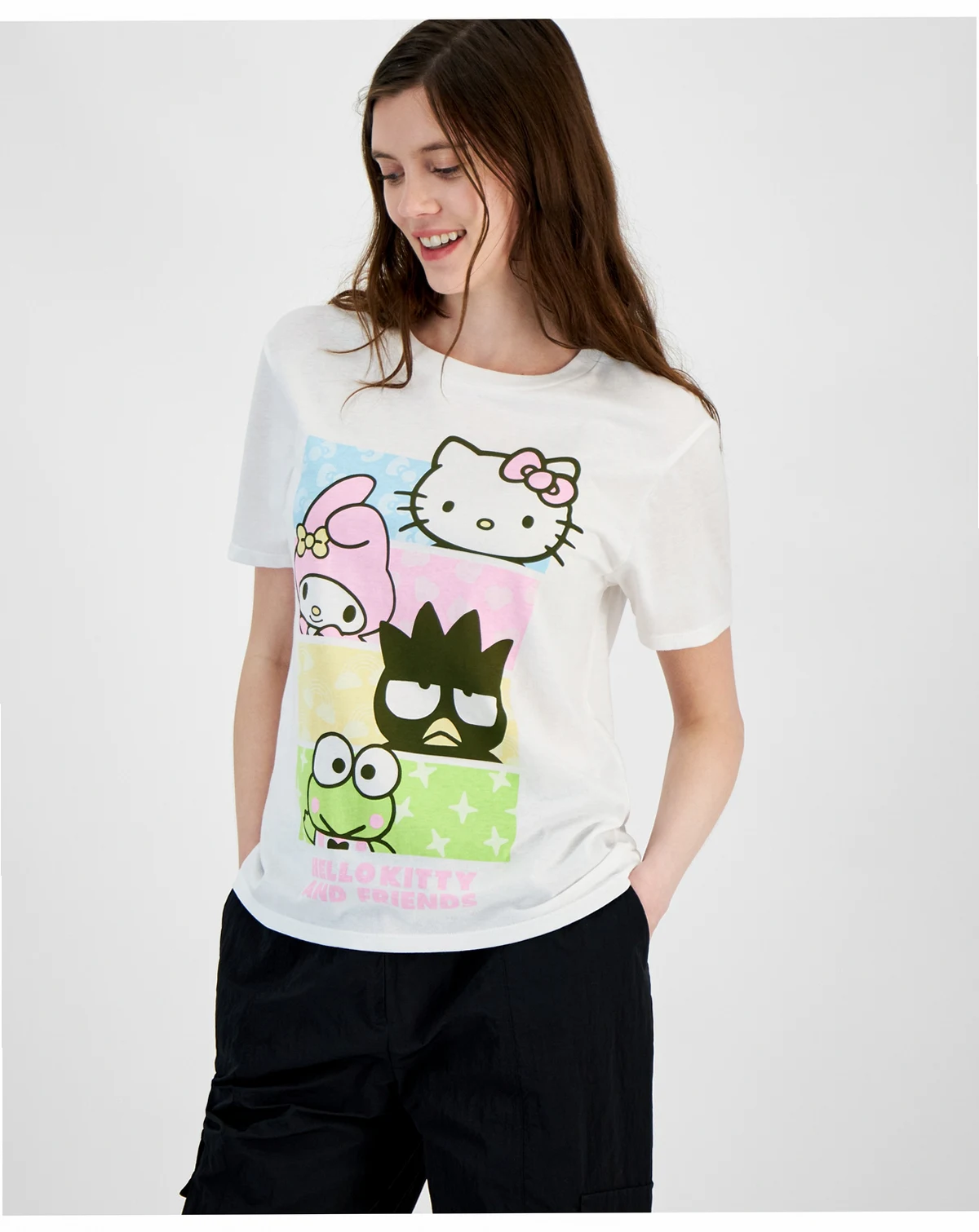 Juniors' Hello Kitty & Friends Crewneck T-Shirt
