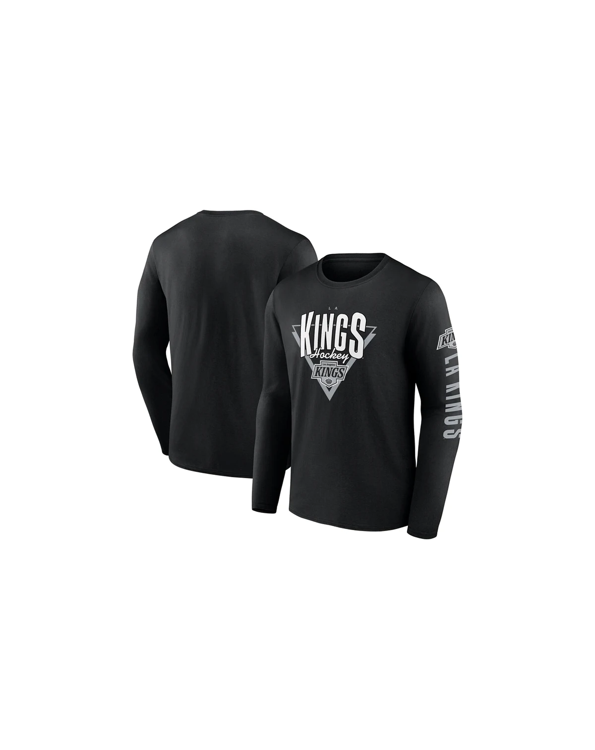Men's Black Los Angeles Kings Headline Long Sleeve T-Shirt