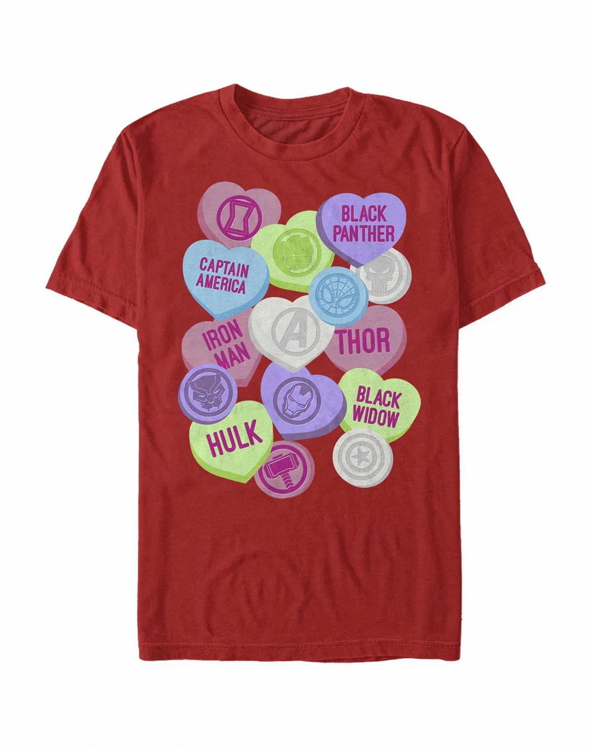Men's Candy Icons Marvel Short Sleeve Crew T-shirt