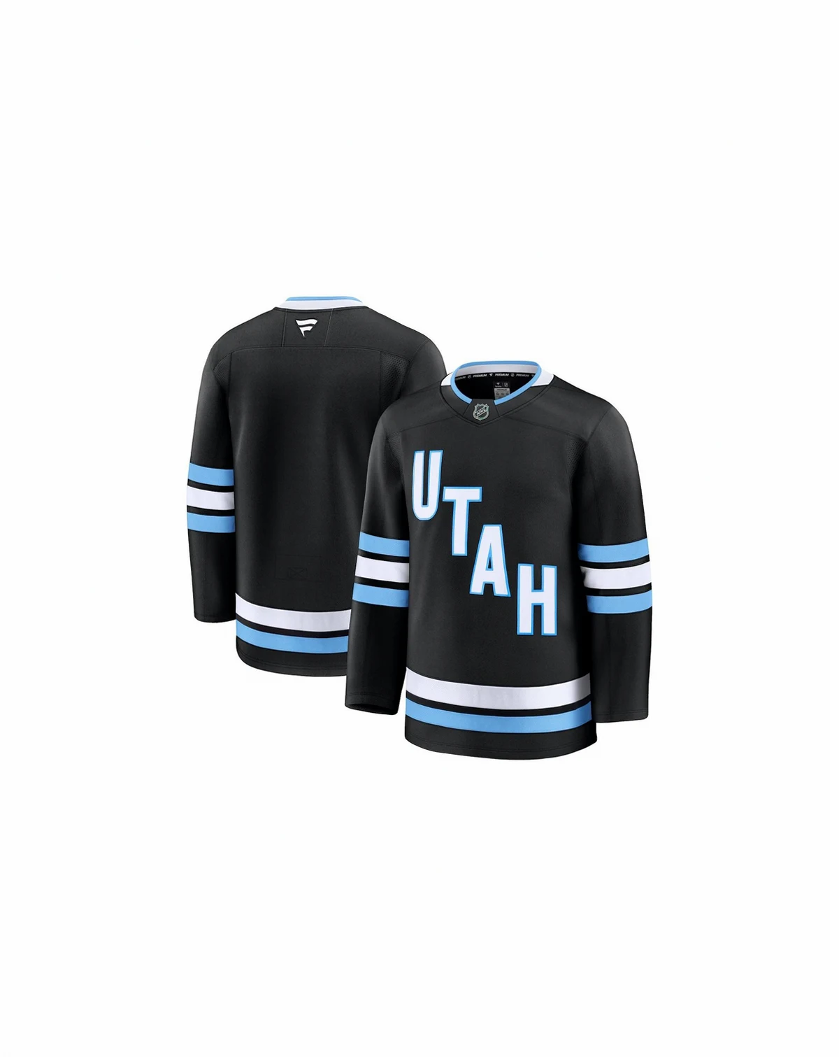 Men's Black Utah Hockey Club Home Premium Jersey