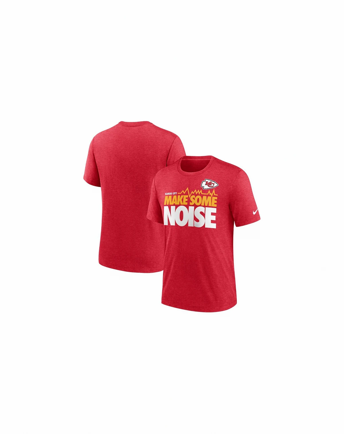 Men's Heathered Red Kansas City Chiefs Local Tri-Blend T-shirt