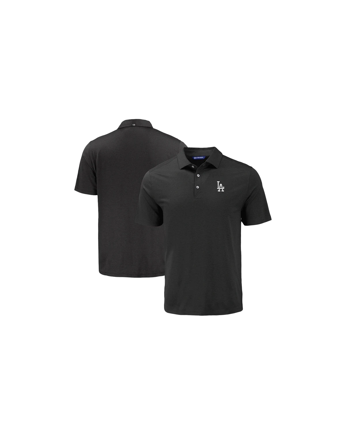 Men's Black Los Angeles Dodgers Coastline Epic Comfort Eco Polo