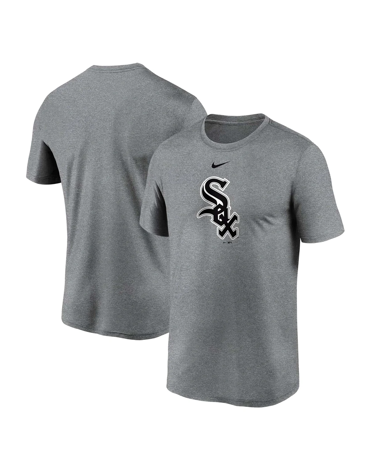 Men's Gray Chicago White Sox Large Logo Legend Performance T-shirt