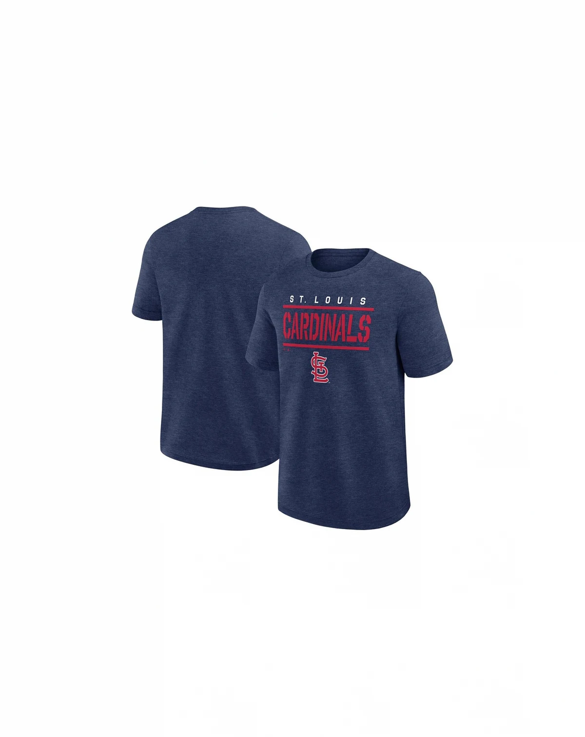 Men's Heather Navy St. Louis Cardinals Top Notch T-Shirt