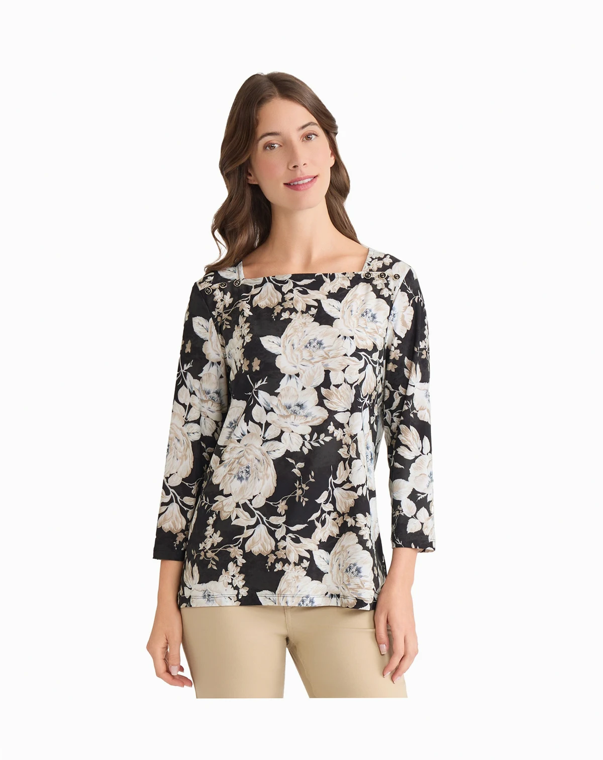 Women's Floral Print Top