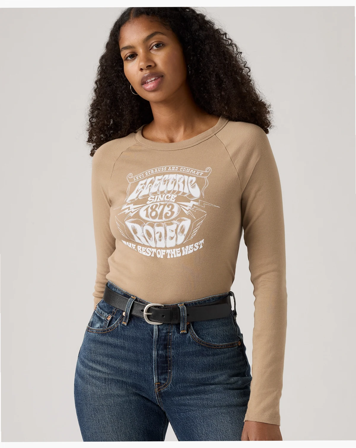 Women's Graphic Essential Raglan Long Sleeve Top
