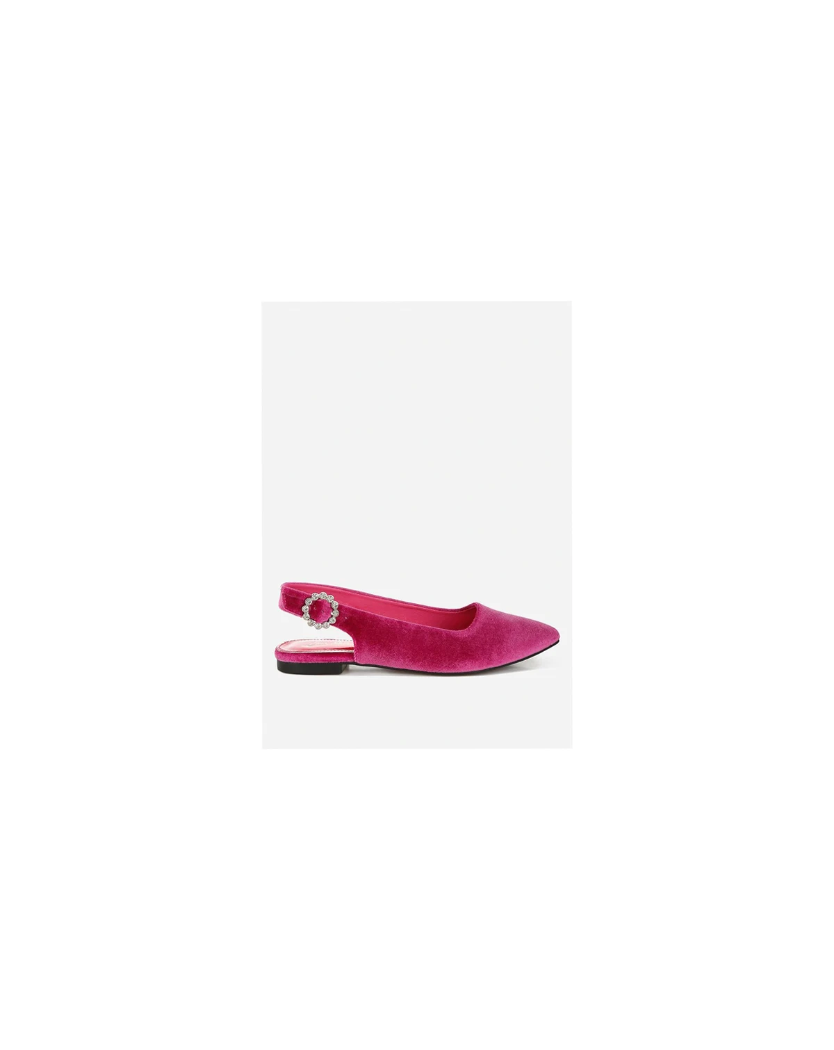 Womens Dolan Velvet Slingback Flats Sandals