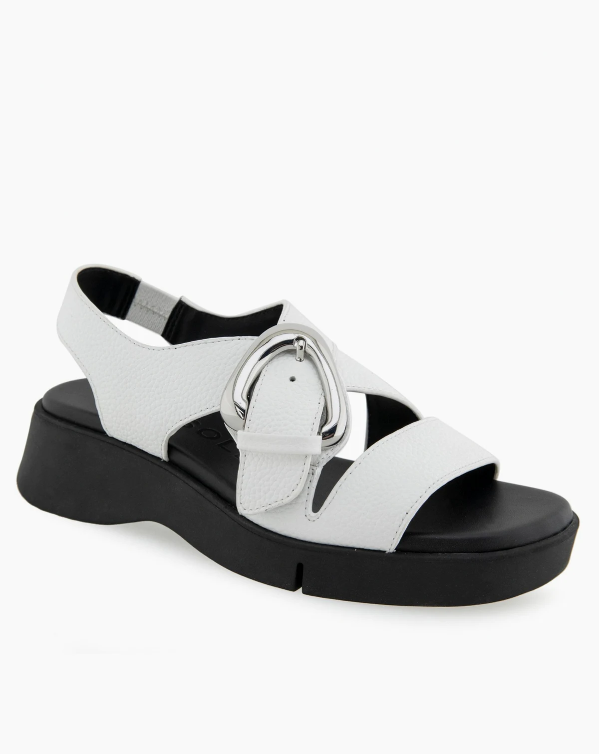 Women's Fez Round Toe Flatform Sandals