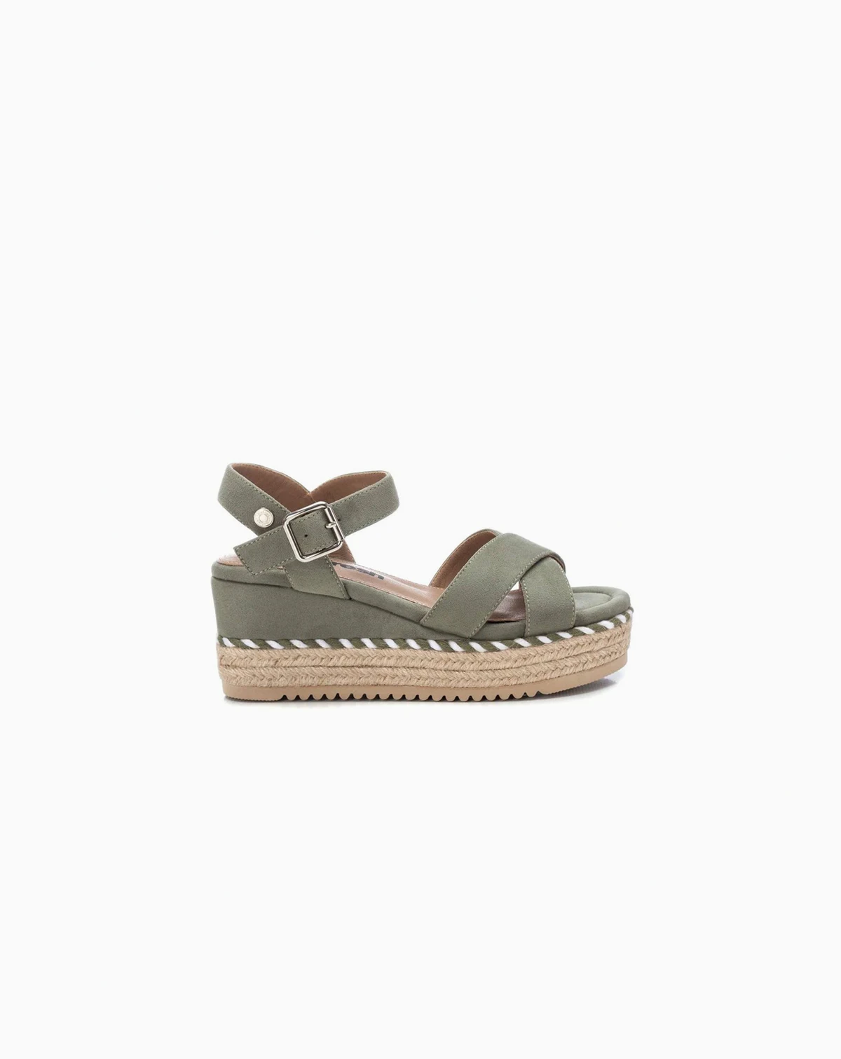 Women's Suede Wedge Sandals By  Green