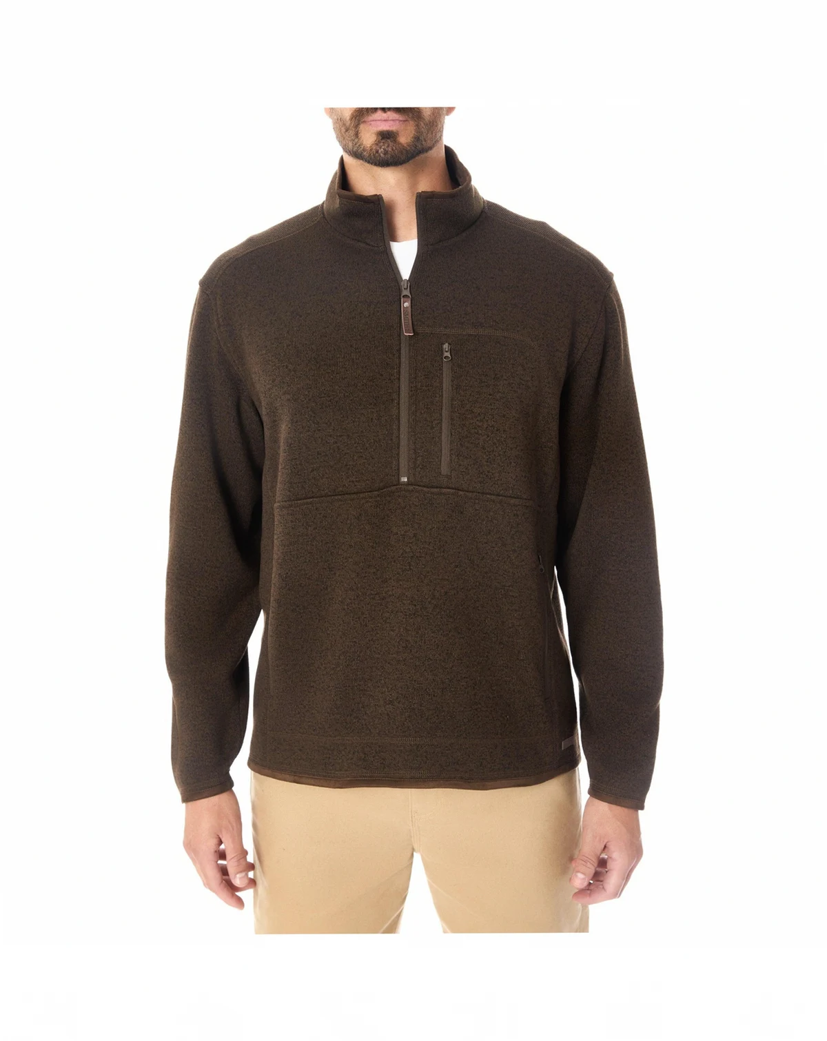 Men's Sweater Fleece Quarter Zip Pullover