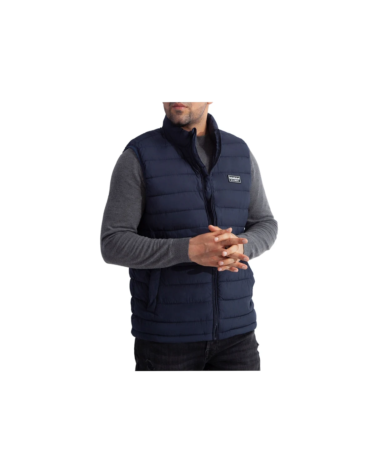 Men's Light Puffer Packable Vest, up to 2XL