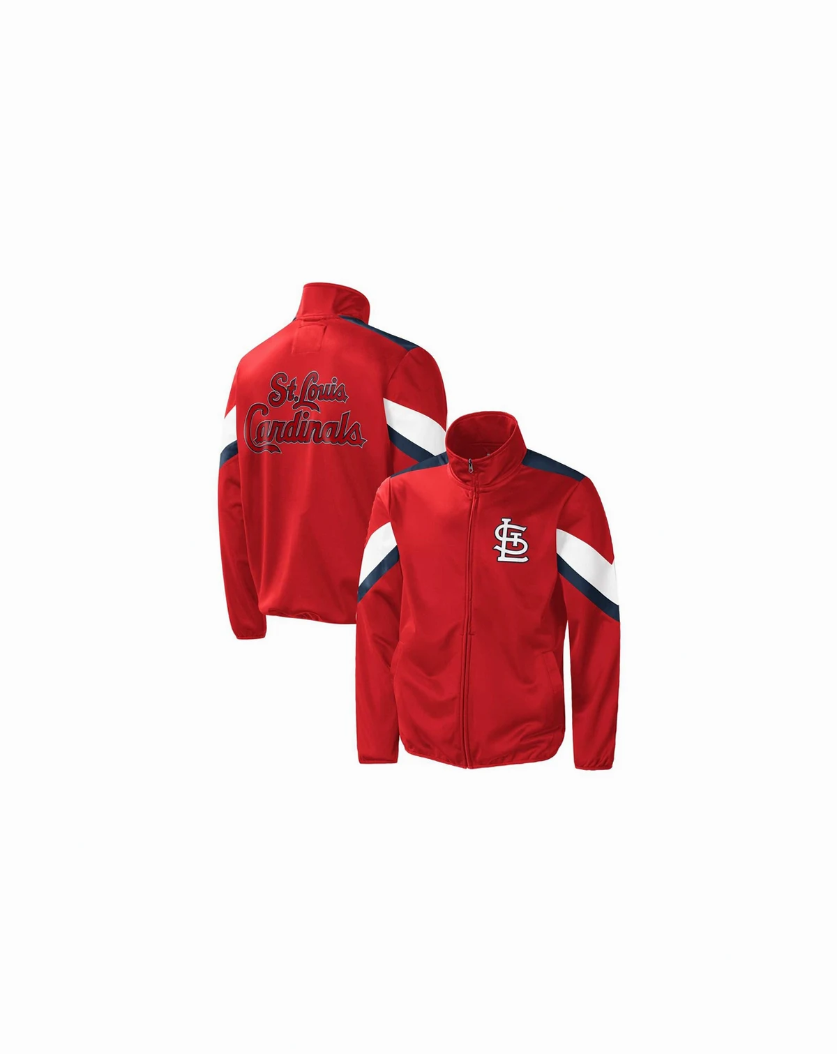 Men's Red St. Louis Cardinals Earned Run Full-Zip Jacket