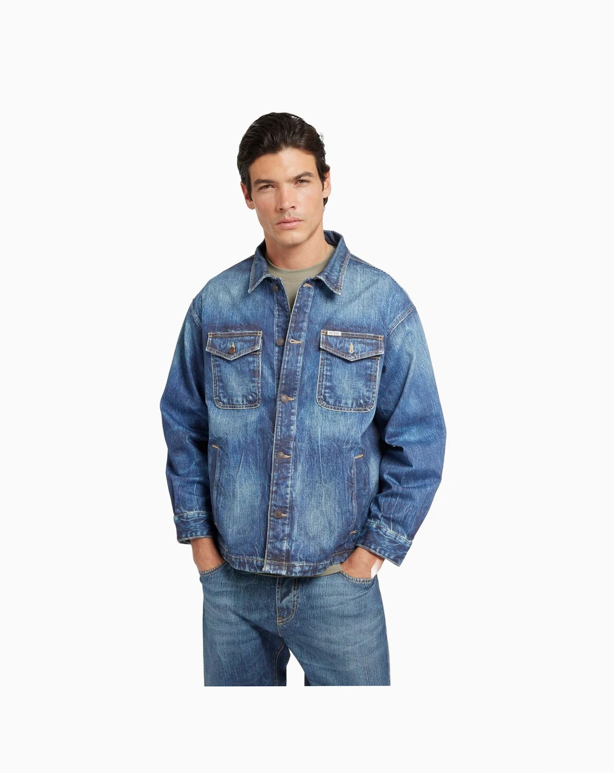 Men's Billy Long-Sleeve Trucker Jacket