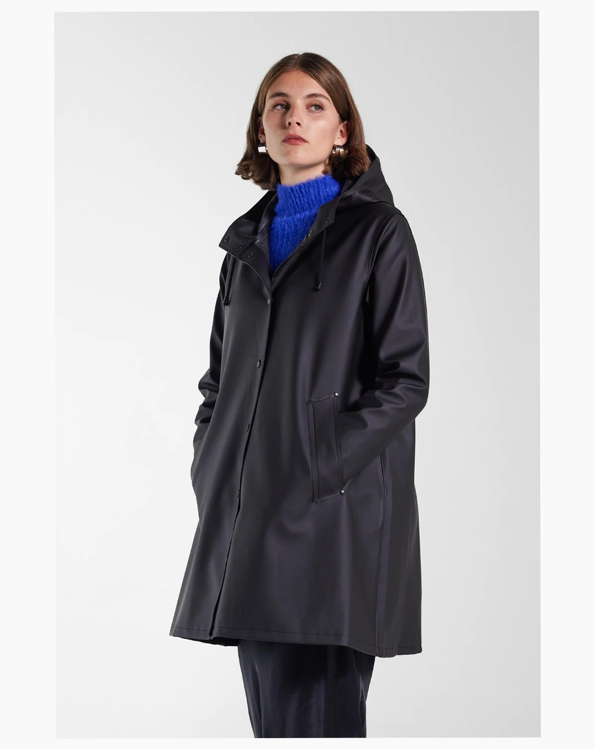Mosebacke Hooded Long Sleeve Raincoat
