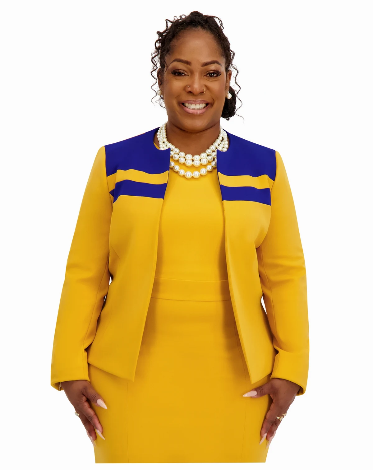 Women's Combo Yoke Long-Sleeve Jacket, Regular and Plus Size