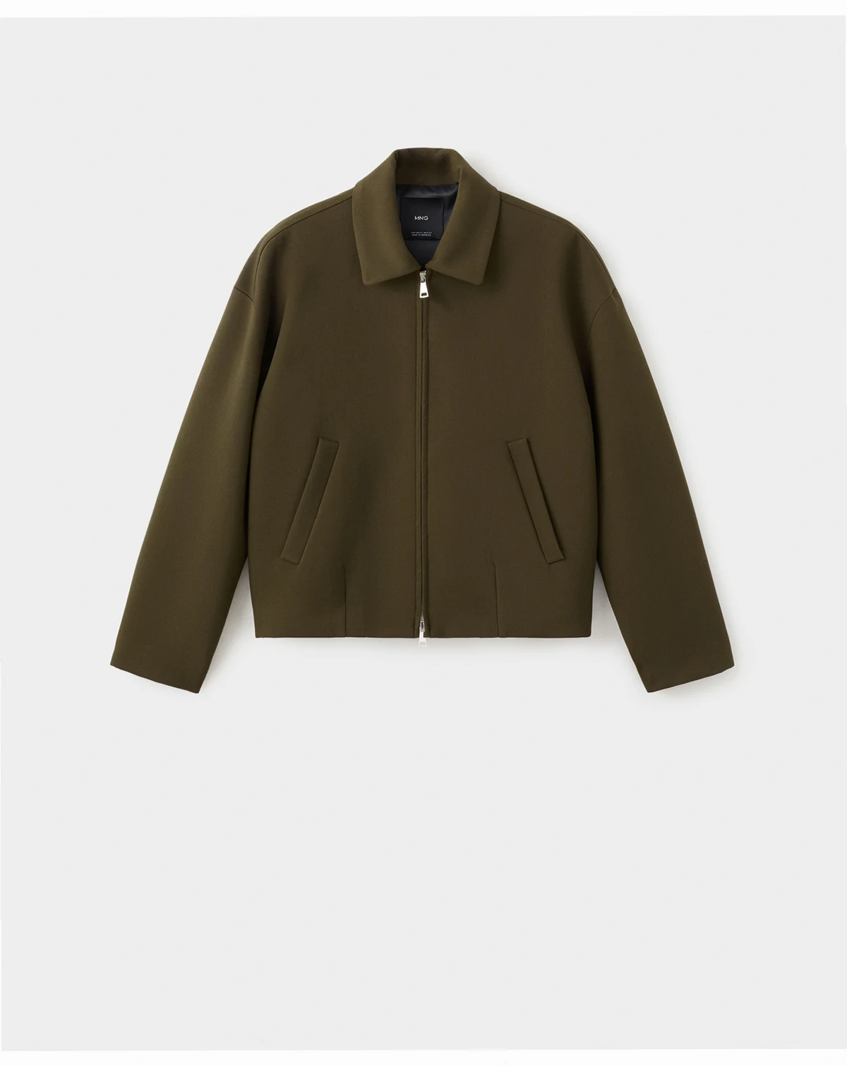 Women's Shirt Collar Bomber Jacket