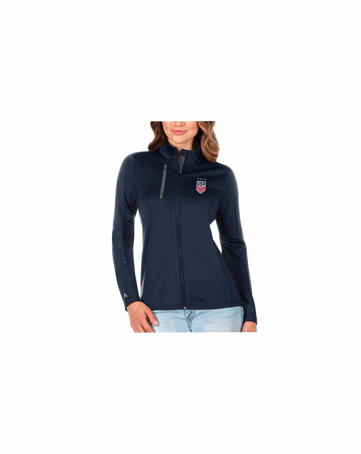 Women's Navy USWNT Generation Full-Zip Jacket