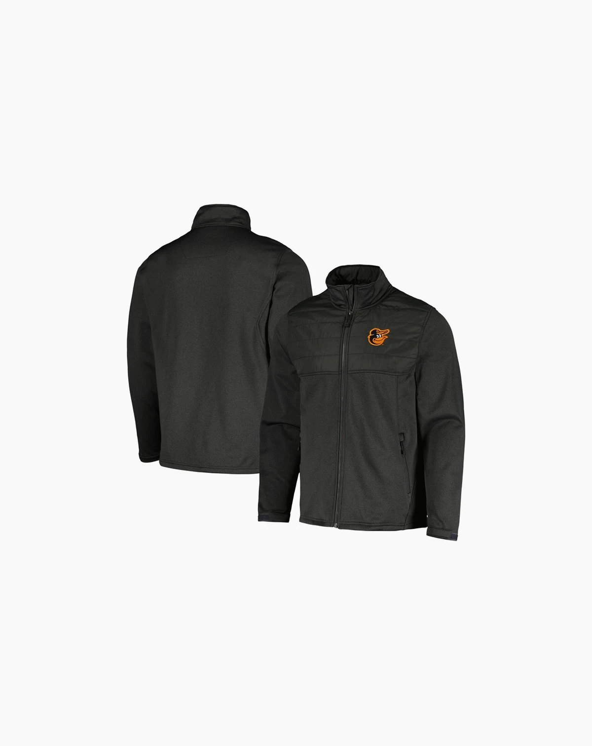 Men's Heather Black Baltimore Orioles Explorer Full-Zip Jacket