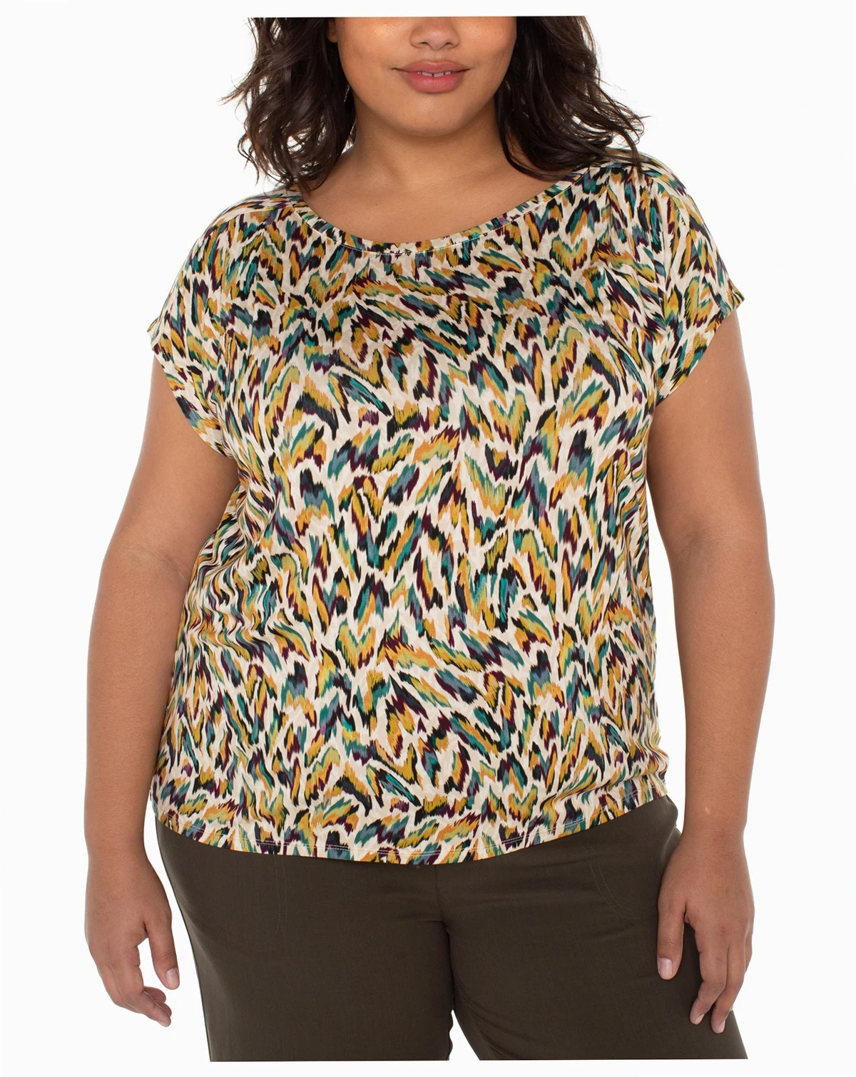 Women's Boat-Neck Sleeveless Knit Top