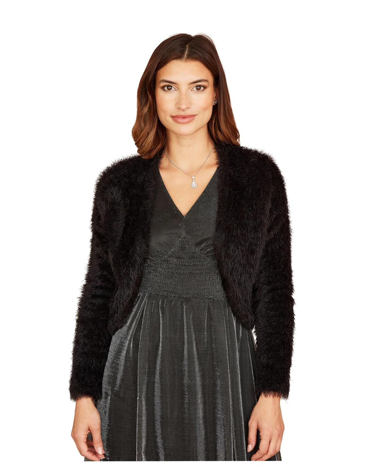 Women's Eyelash Knit Bolero