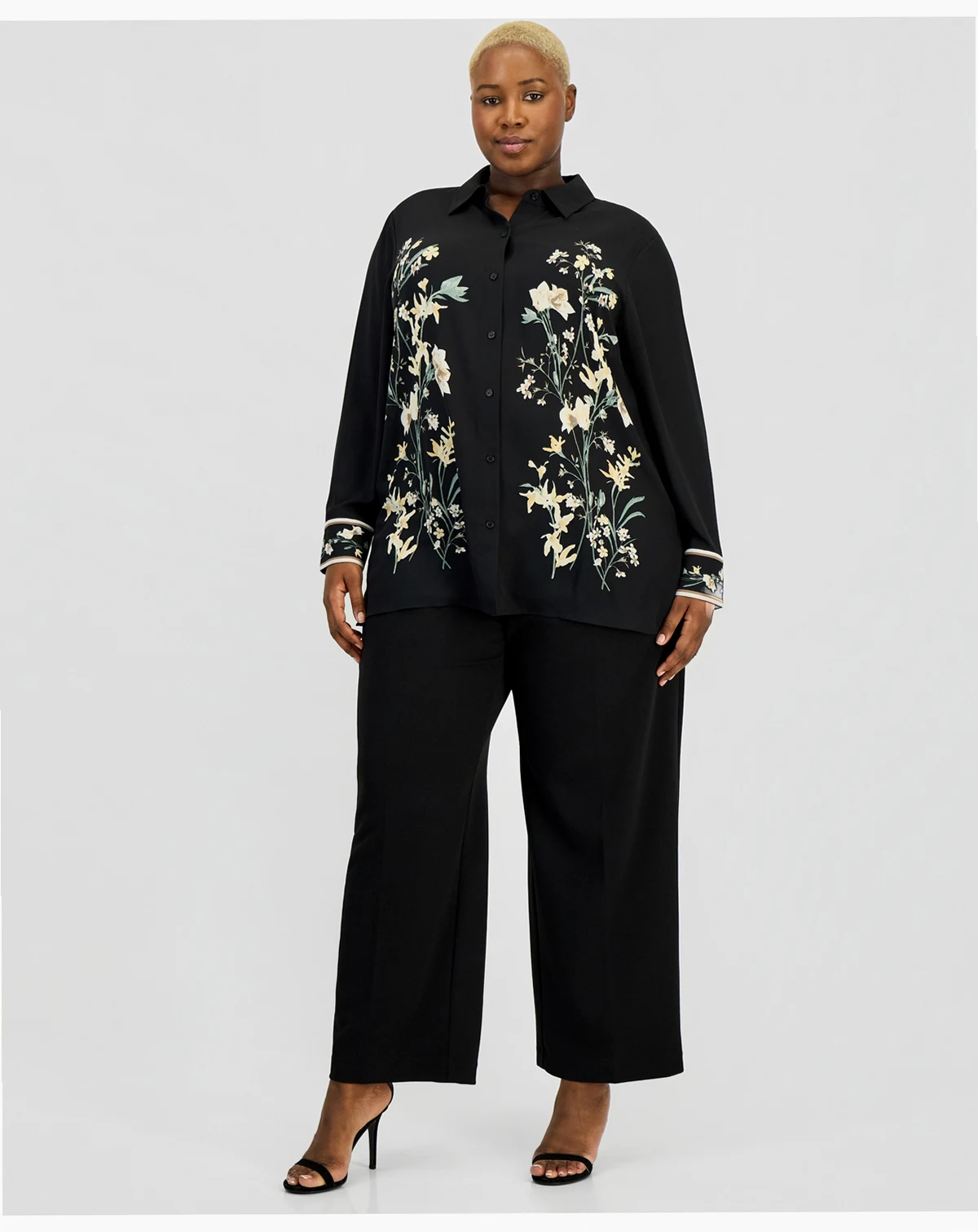 Plus Size High Rise Pull-On Pants