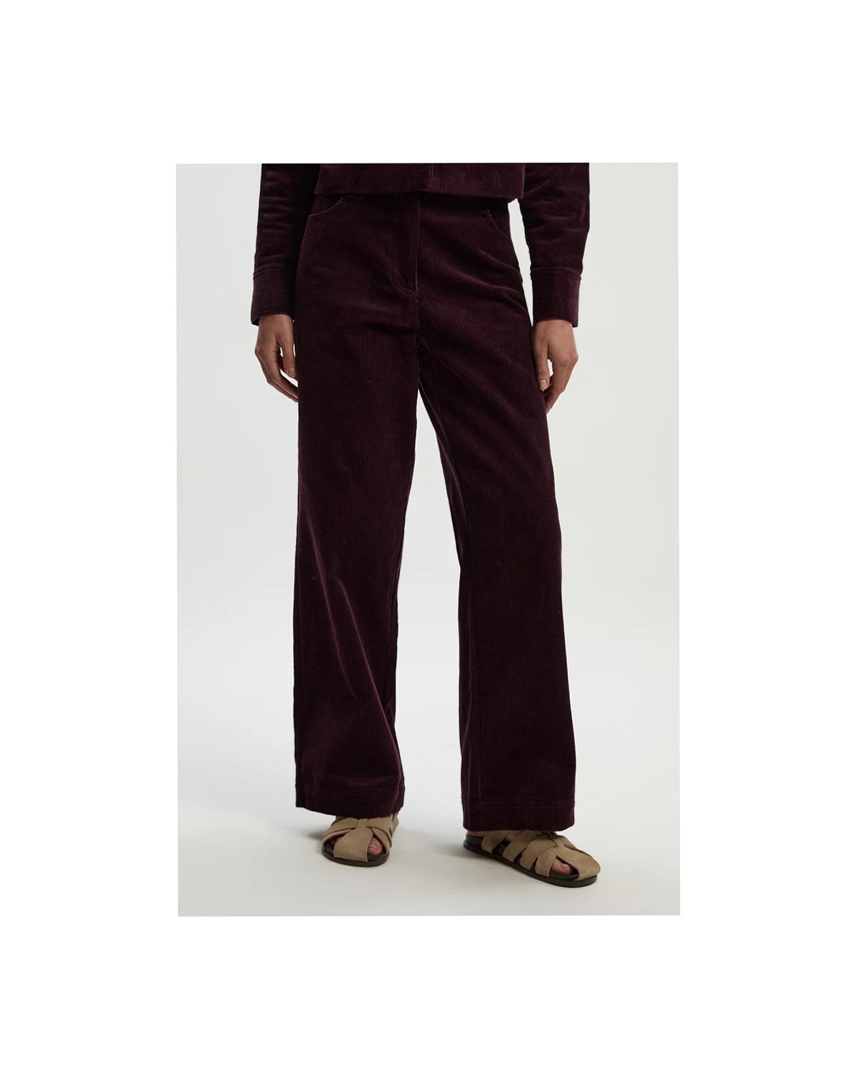 Women's Cord Straight Leg Pants