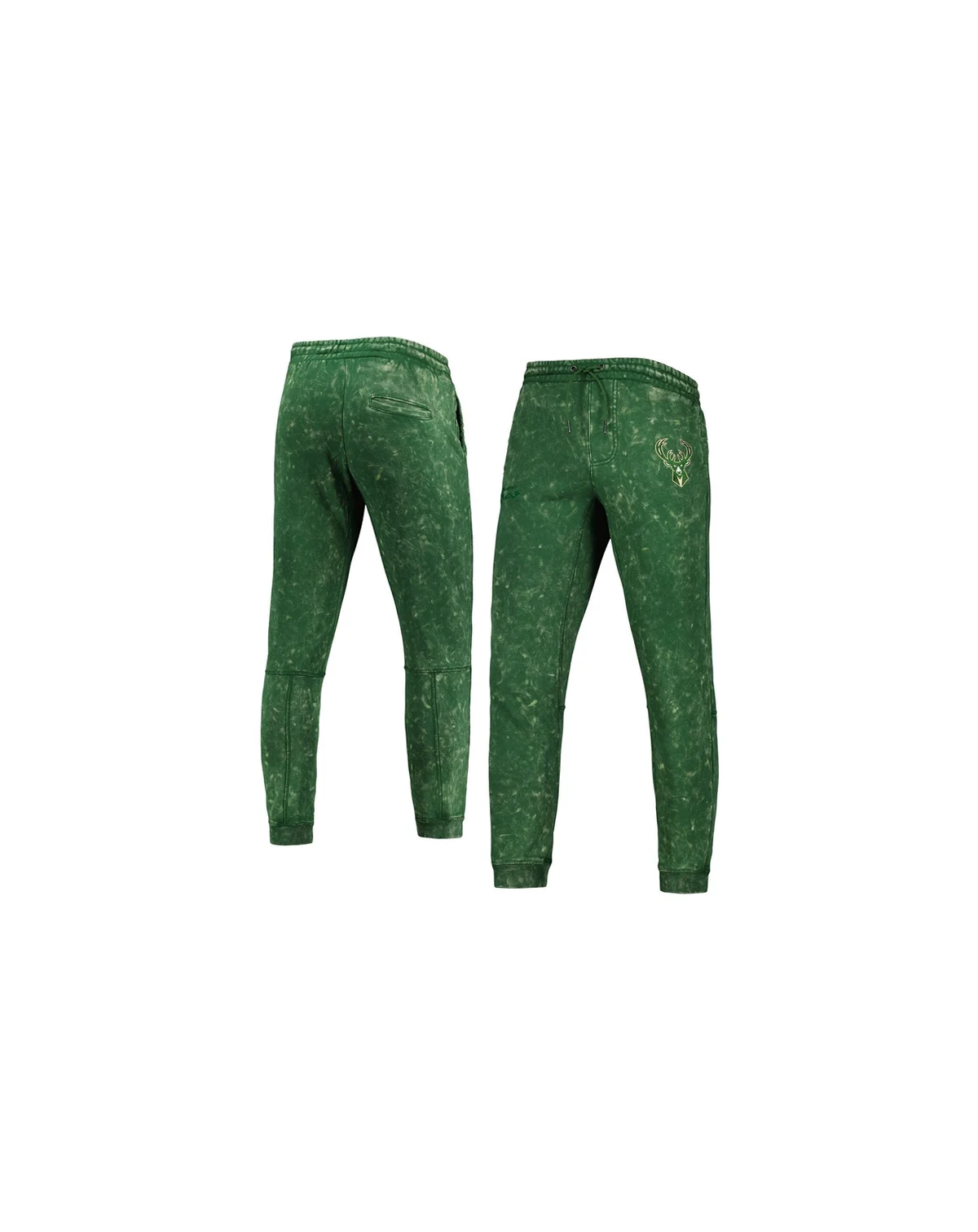 Men's and Women's Hunter Green Milwaukee Bucks Acid Tonal Jogger Pants