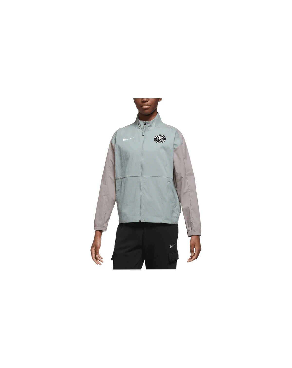 Women's Gray Club America Team Anthem Raglan Full-Zip Jacket
